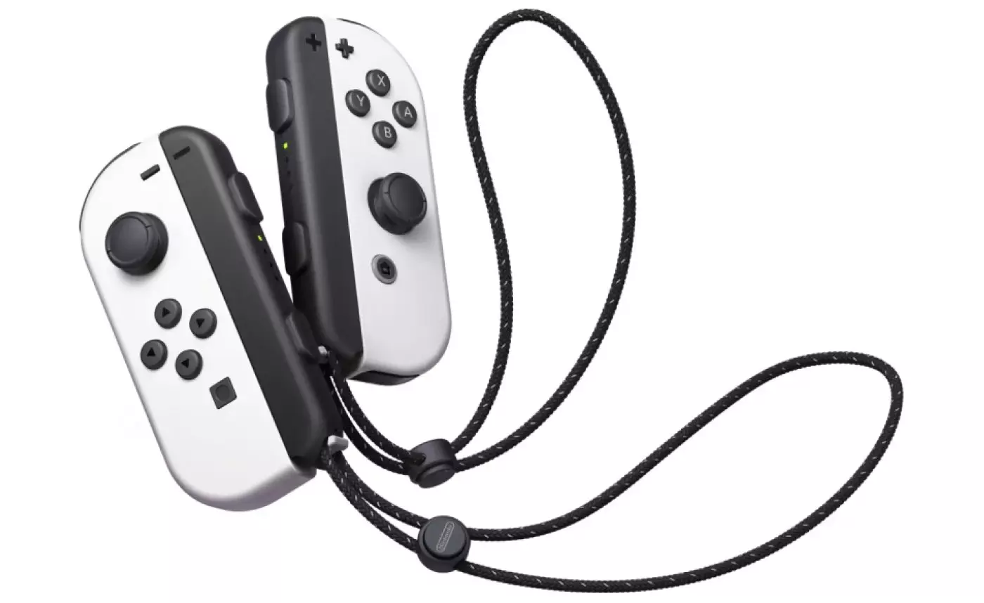 Nintendo Switch OLED Console White Joy-Con Controllers | GameStop